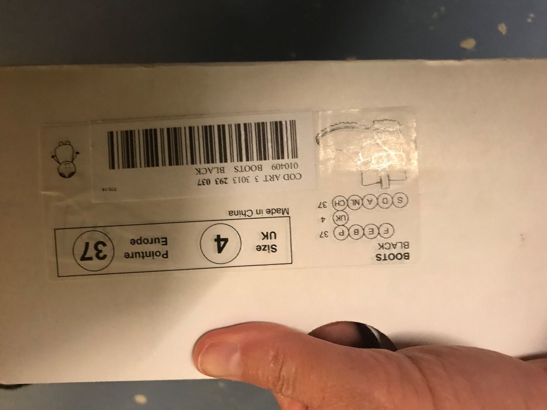 Scarpe da uomo: Boots schwarz – Usato da Mauren venduto da SB1606 1