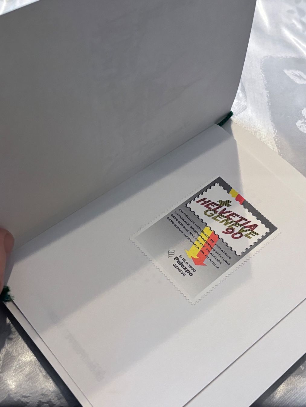 Alle Briefmarken: Briefmarkenausstellung Genf 1990 - Palexpo – Neu und originalverpackt aus Zürich von engebrunau 2