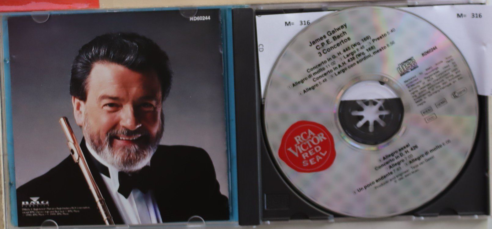 CDs: James Galway -3 Concertos – D'occasion à Luzern par CONTENTI 1