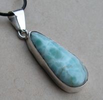 ♥ ANHÄNGER / LARIMAR - ATLANTIS STEIN / SCHÖN + GROSS ♥