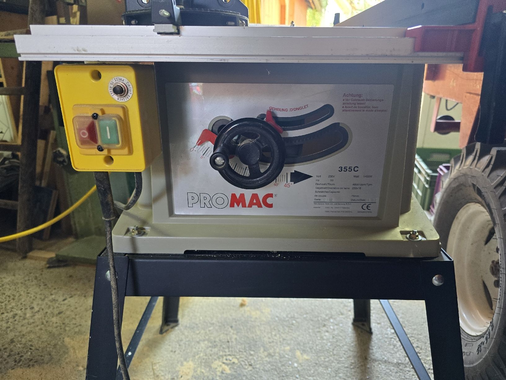 Promac Tutte le macchine: Tischkreissäge Promac – Usato da Breitenbach venduto da phi_b7r5 3