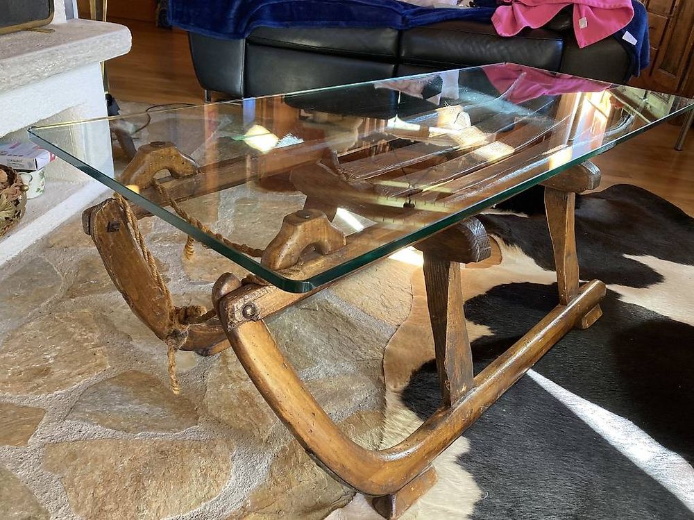 Table de salon luge (Gebraucht) in Saxon für CHF 140 – nur Abholung auf ...