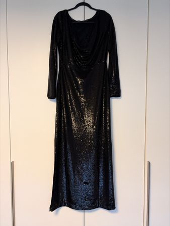 Patrizia Pepe Paillettenkleid Schwarz NEU mit Etikett