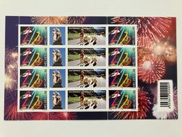 Zwischenstegpaare 2000, **, Kleinbogen Millenium, KP 200.--