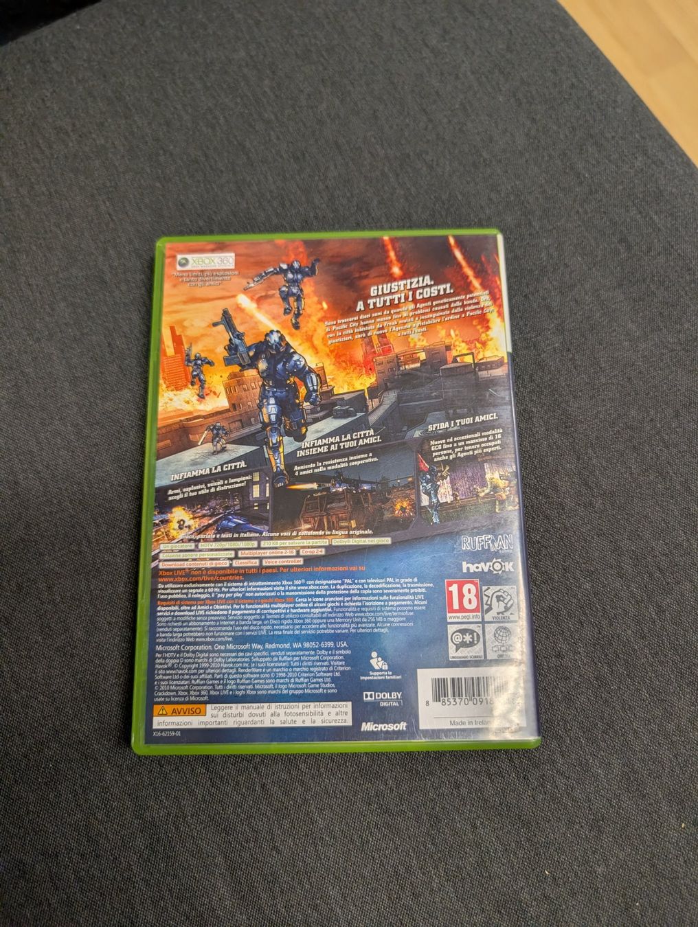 Spiele: Crackdown 2 Microsoft Xbox 360 – Gebraucht aus Giubiasco von Ticinerd 1