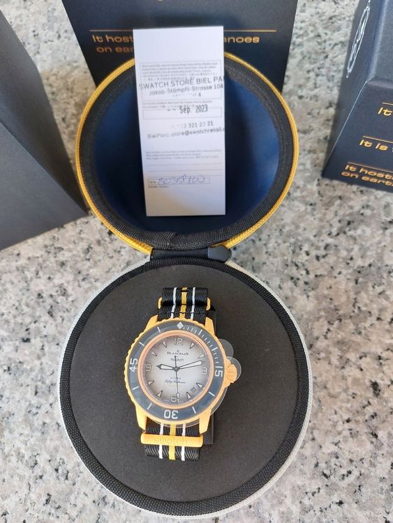 Swatch Orologi: Blancpain x Swatch*Suba*Fifty Fathoms*Pacific Ocean*Neu – Nuovo e nell'imballaggio originale da Schaffhausen venduto da vasco016 2