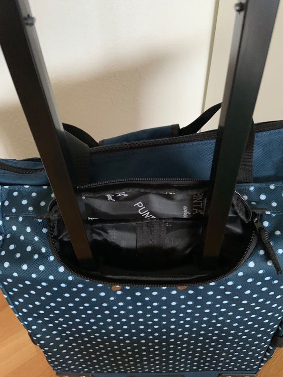 Srliya Einkaufstasche Mit Rädern - Wiederverwendbarer Rollkoffer 79x42cm Wasserdicht