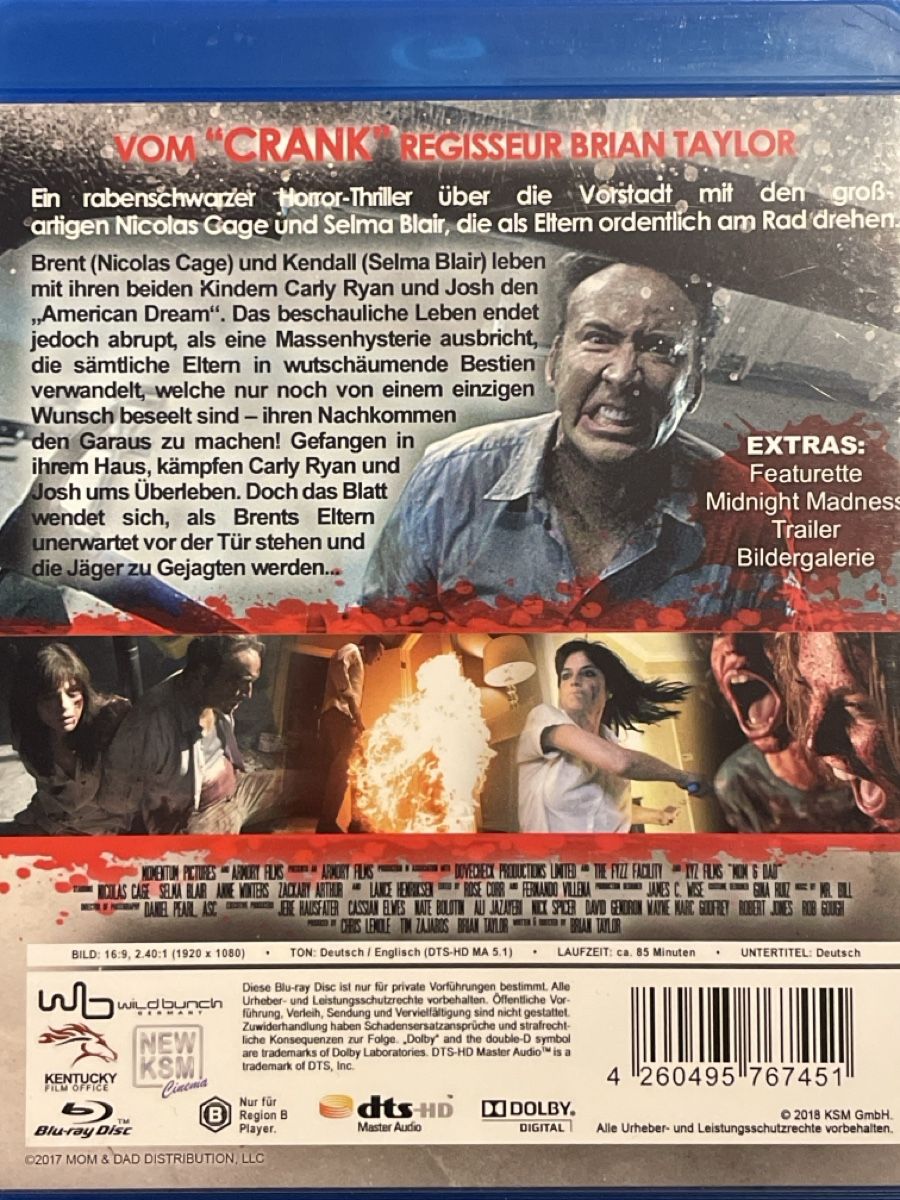 Tutti i DVDs: Mom and Dad (2017) – Nuovo (secondo la descrizione) da Waldenburg venduto da Gonzo8 1