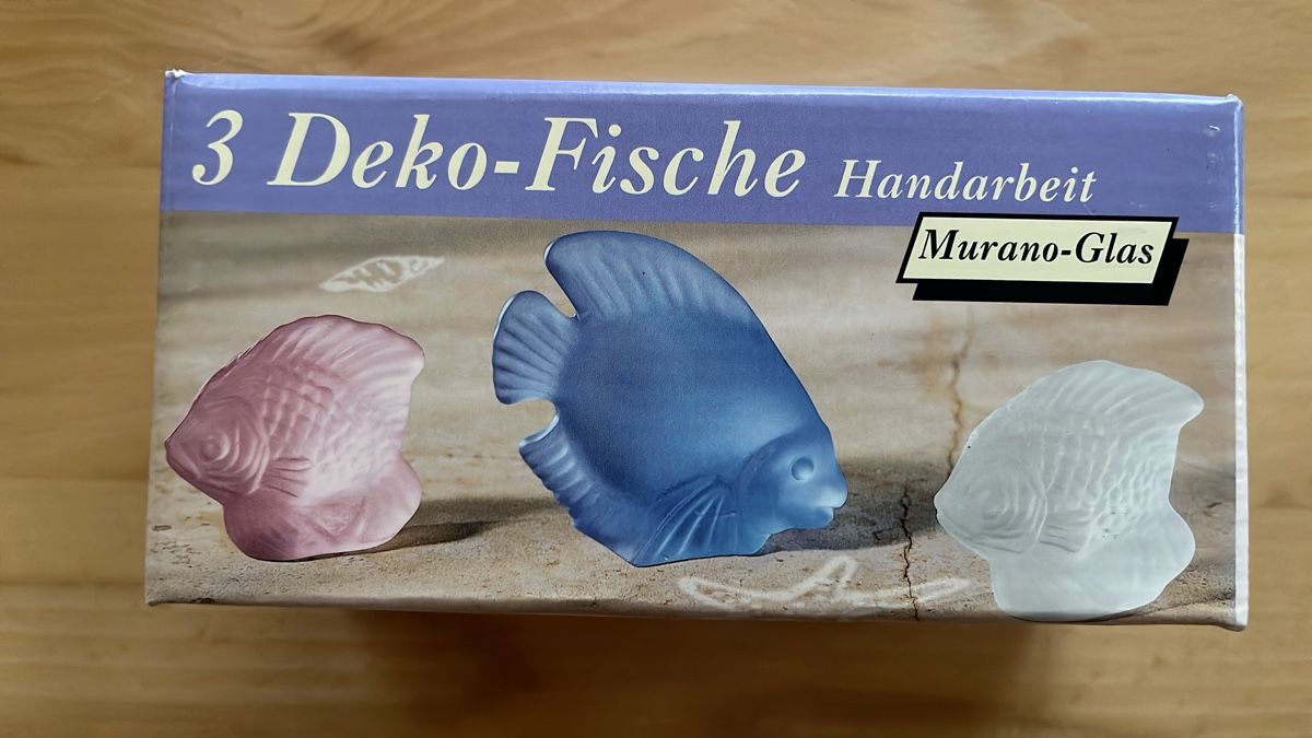 Murano Toutes les décorations: Muranoglas Glasfische – Neuf avec emballage d'origine à Meilen par mogli_luna