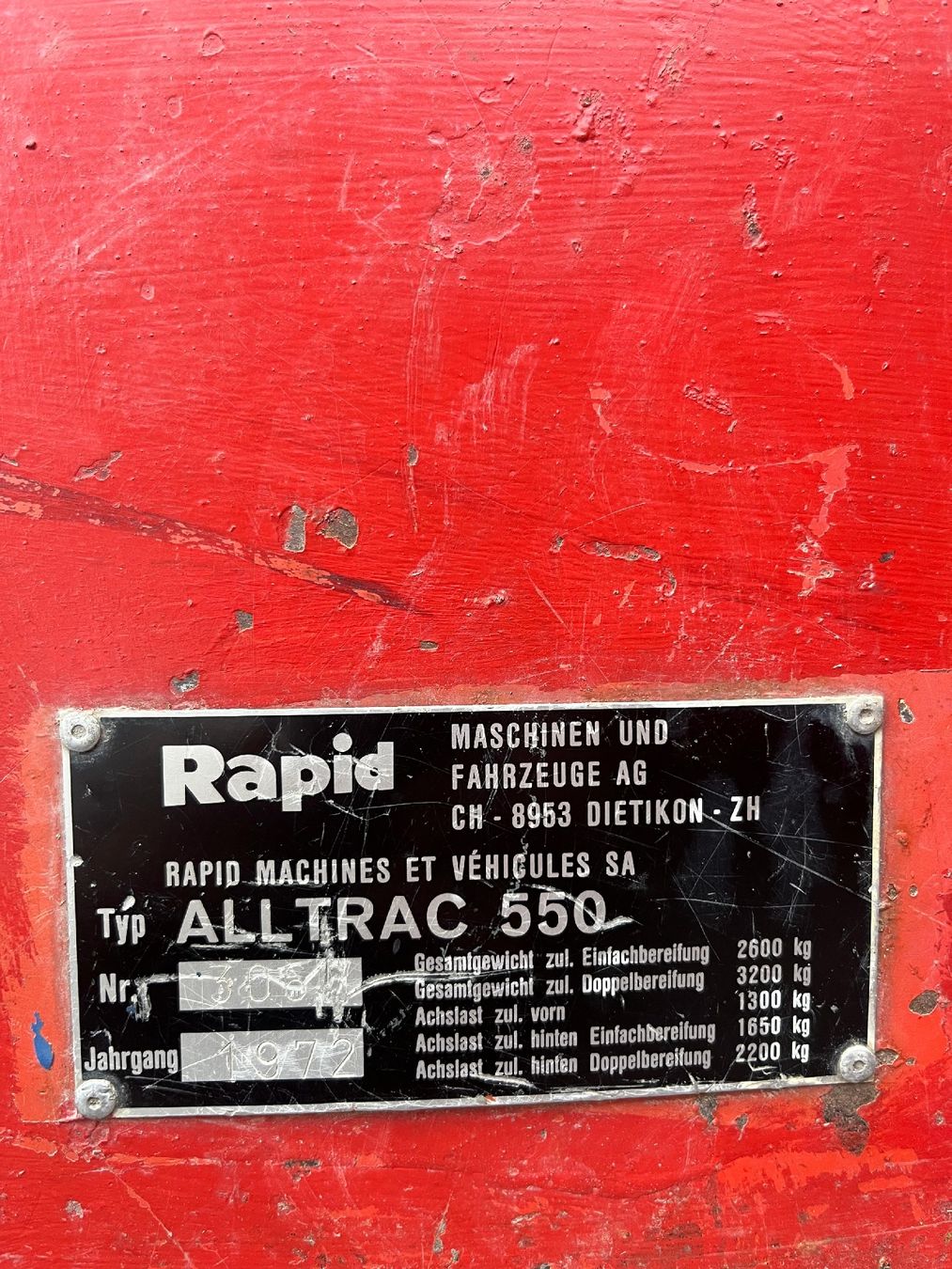 Rapid Traktoren: Rapid Alltrac 550 – Gebraucht aus Mon von solidago01 4