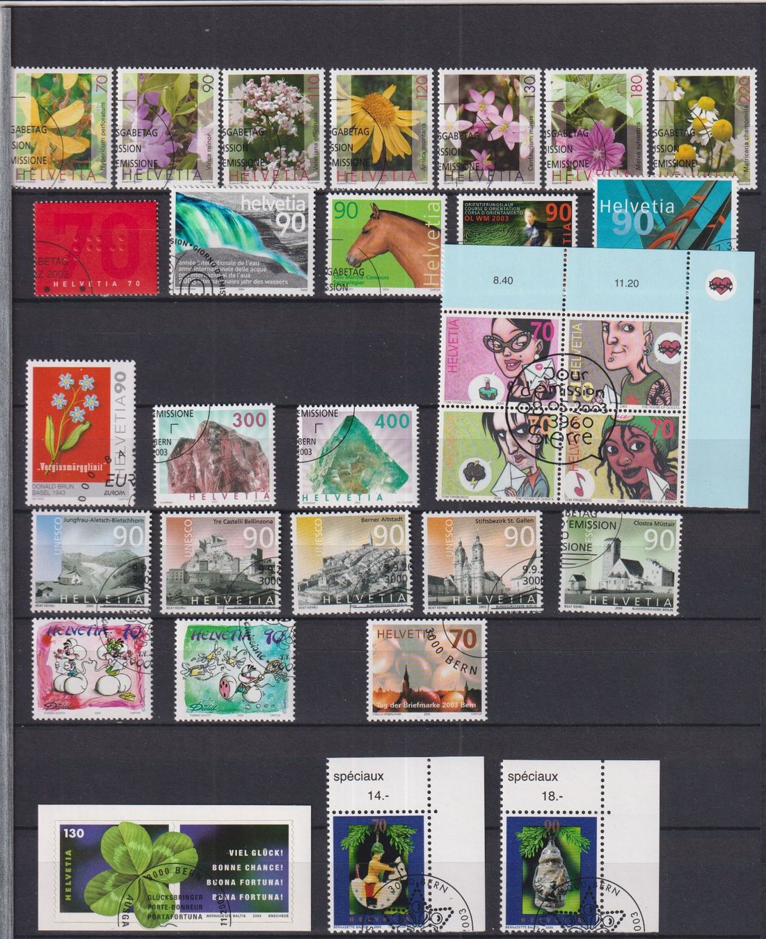 Alle Briefmarken: L) Lot Freimarken 2003, sehe Scan – Gebraucht aus Claro von Chanty7