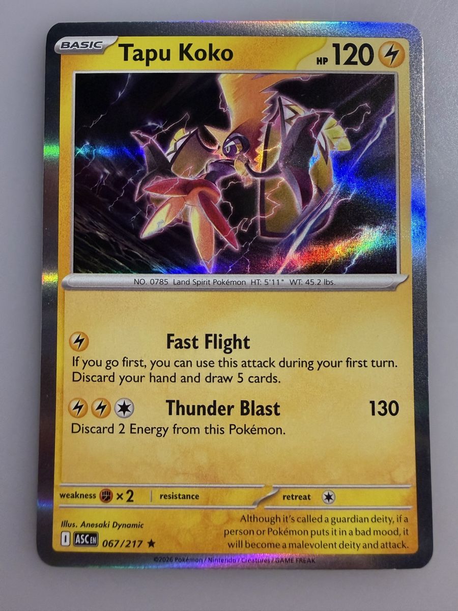 Pokémon Carte collezionabili: Tapu Koko (ASC067) – Nuovo (secondo la descrizione) da Vevey venduto da Matx