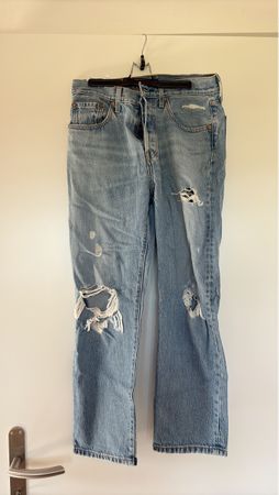 Distressed Levi's Jeans