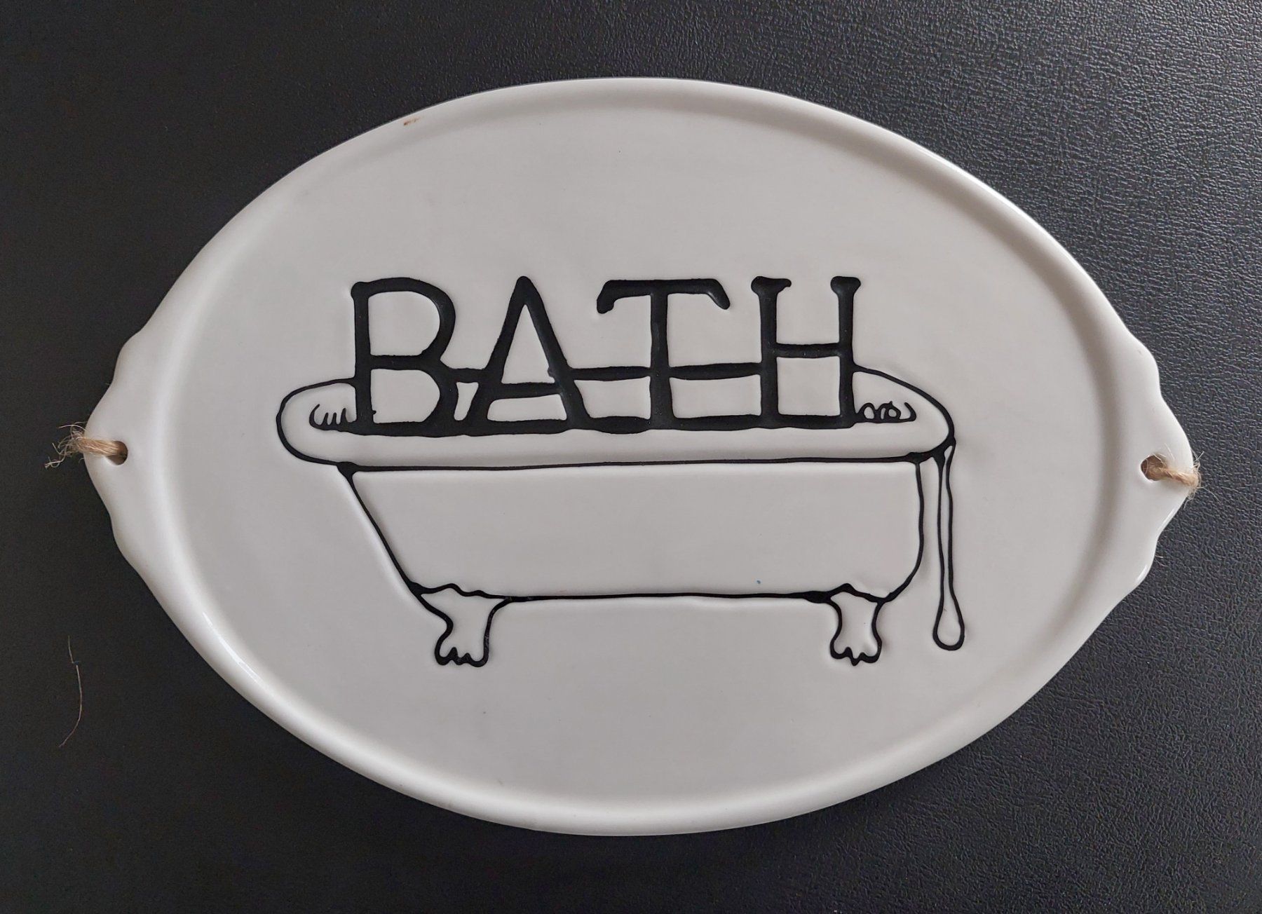 Insegne: BATH Bad Schild – Usato da Schaffhausen venduto da Rosenmund