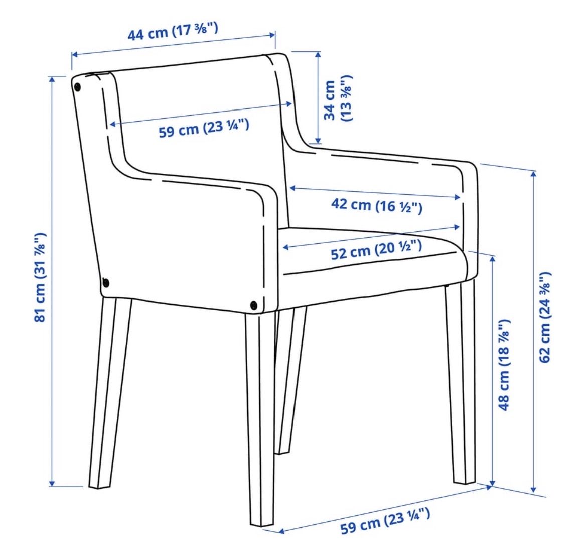Ikea Sedie: IKEA Armlehnstuhl Marenäs – Usato da Thalwil venduto da JacquelineBamert 3