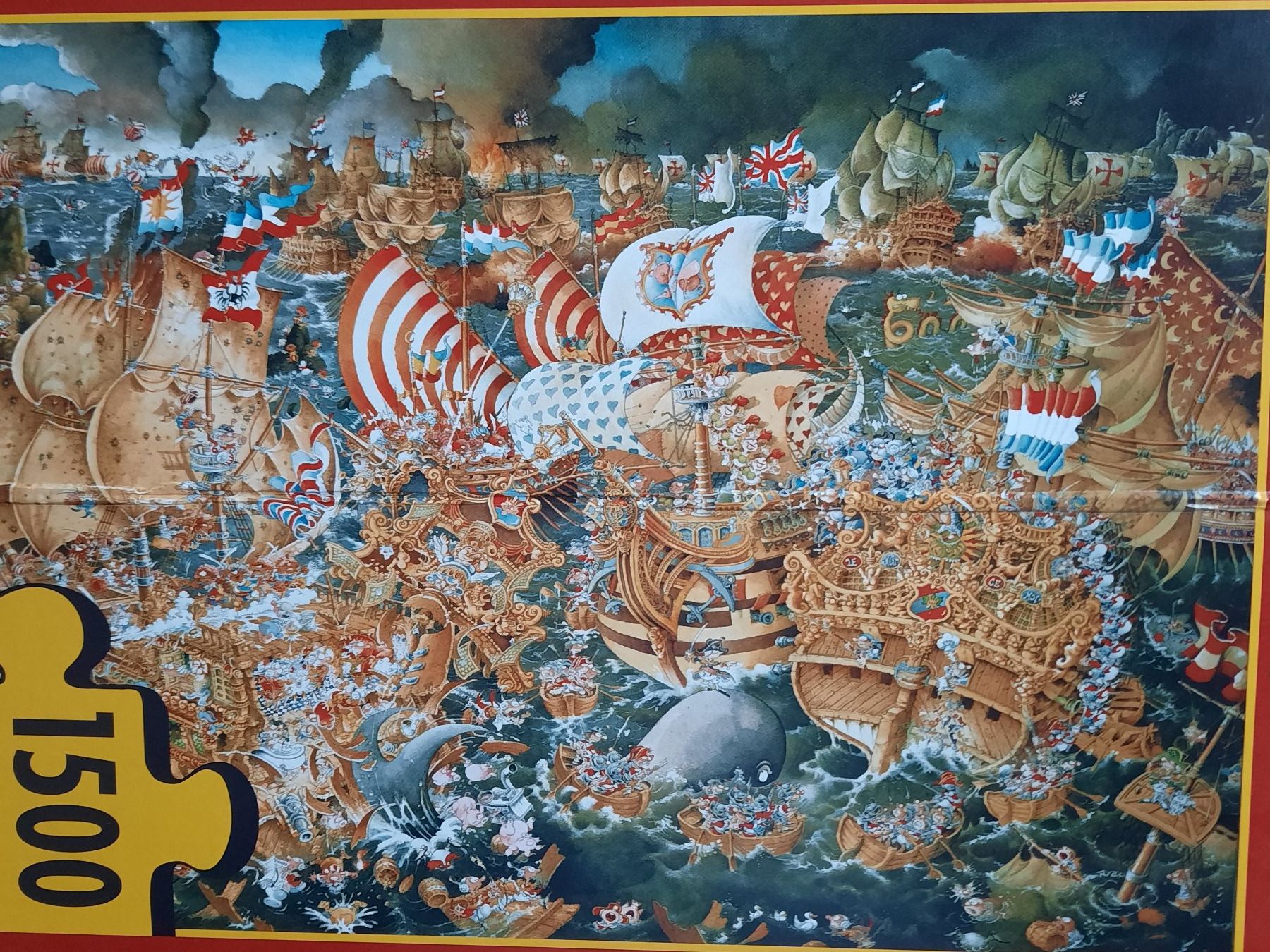 Heye Puzzles: Puzzle 1500 Teile Trafalgar – Gebraucht aus Winterthur von Namo1