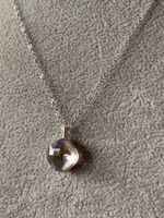 Swarovsky Kette leuchtend weiss