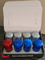 1 Taschen-Aschenbecher Motiv Mülltonne 4 Farben,  7 cm