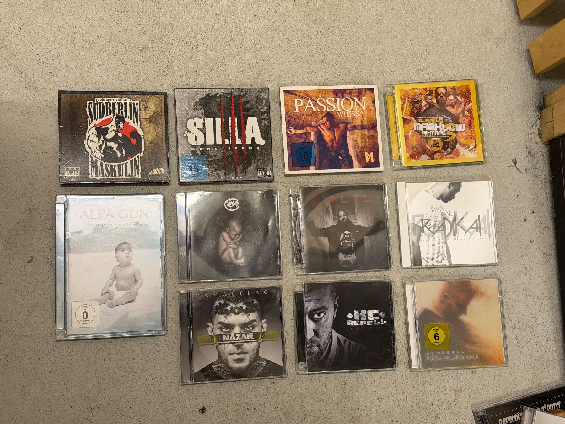 CDs: Deutschrap CD-Sammlung | 44 Alben & Special Editionen – Gebraucht aus Winterthur von veb4 1