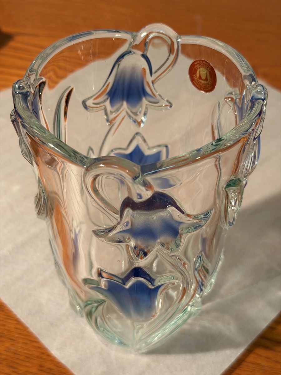 Vasi & Recipienti: Mikasa Bluebells crystal vase – Usato da Lausanne venduto da vas_mbk2 5