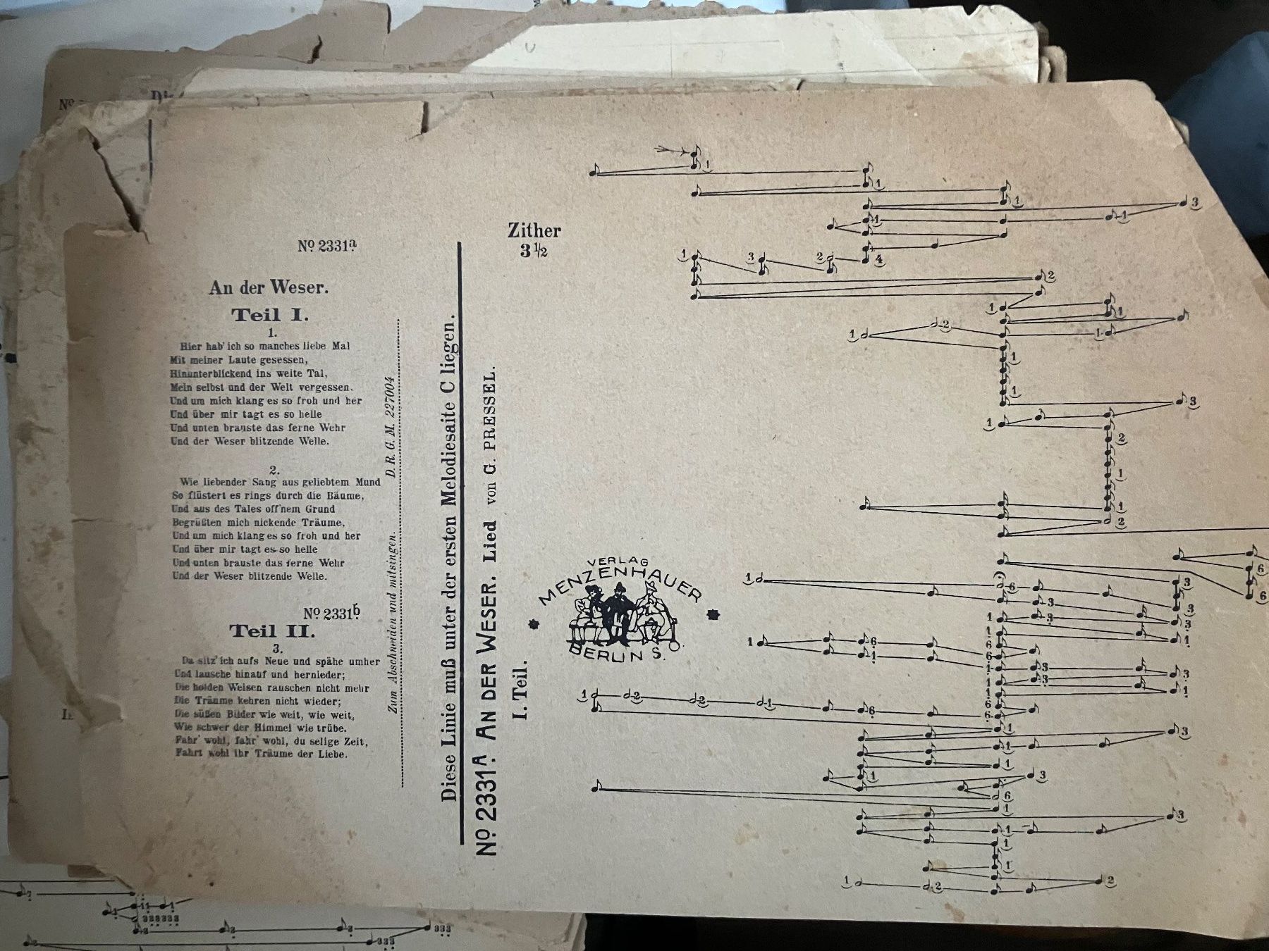 Strumenti musicali: Zither von Hug & Co – Usato da ZUERICH venduto da Carolus1 6