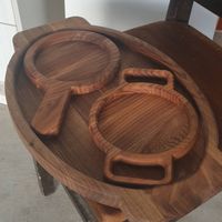 Holztablett Servierplatten aus Holz