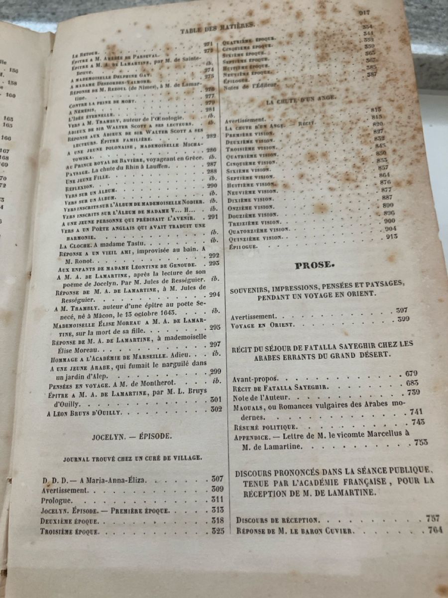 Libri: Oeuvres de Lamartine, 1840 – Usato da losone venduto da china06 6