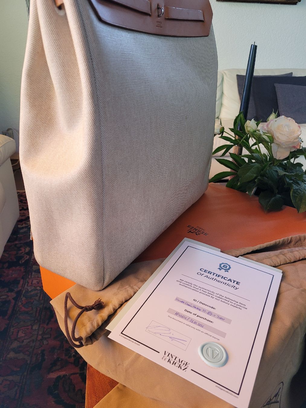 Hermès Borse da donna: Hermès Herbag 39  Schwarz / Beige – Usato da Wallisellen venduto da mariusklar73 2