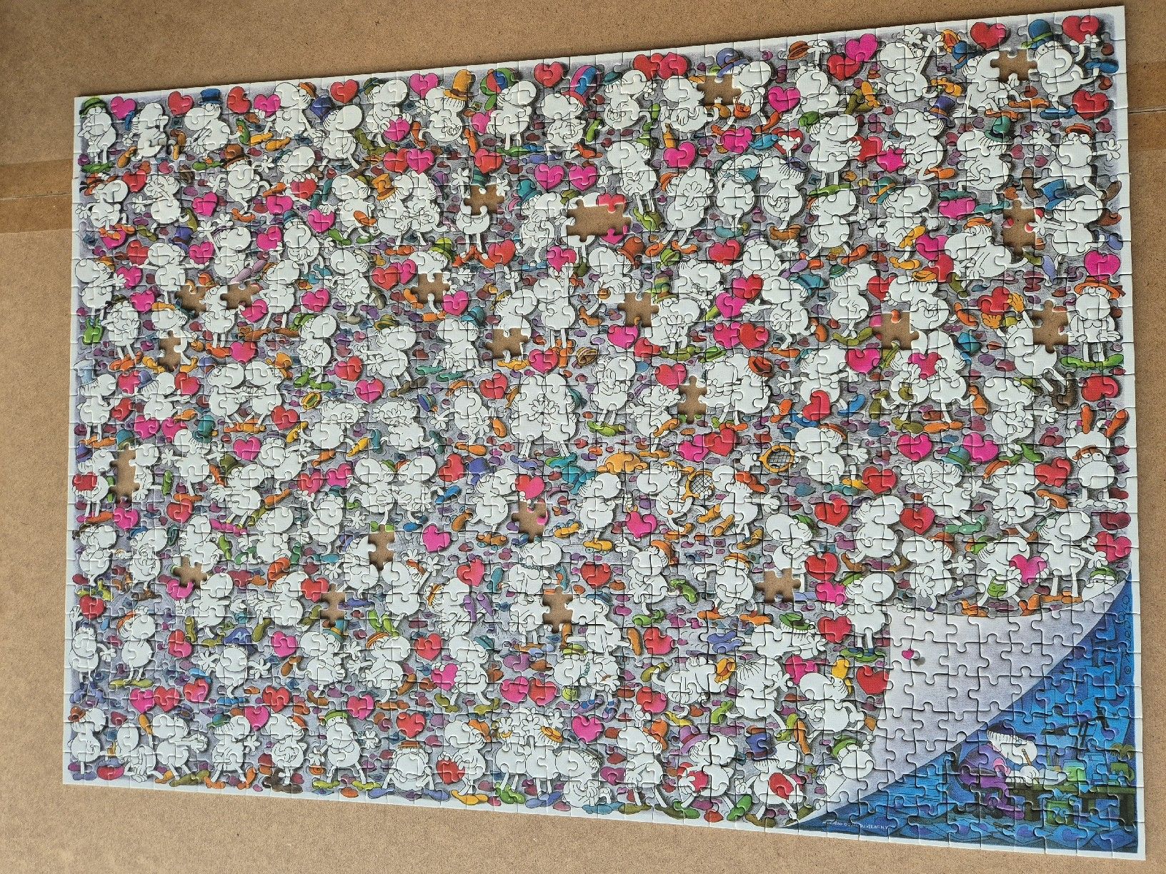 Puzzle: Mordillo Puzzle "With Love" mit Fehlteilen – Usato da Wernetshausen venduto da cmmj2022