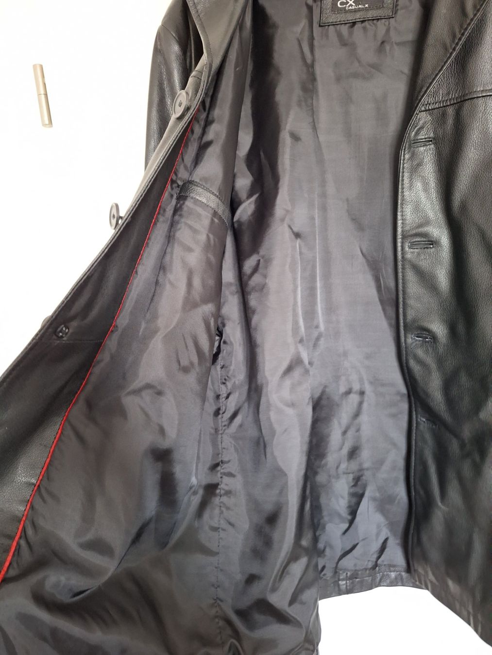 Giacche: Schwarze Herren Lederjacke – Usato da Münchwilen AG venduto da Gabry4333 3