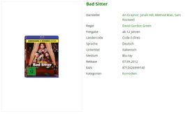 Bad Sitter (Bluray)