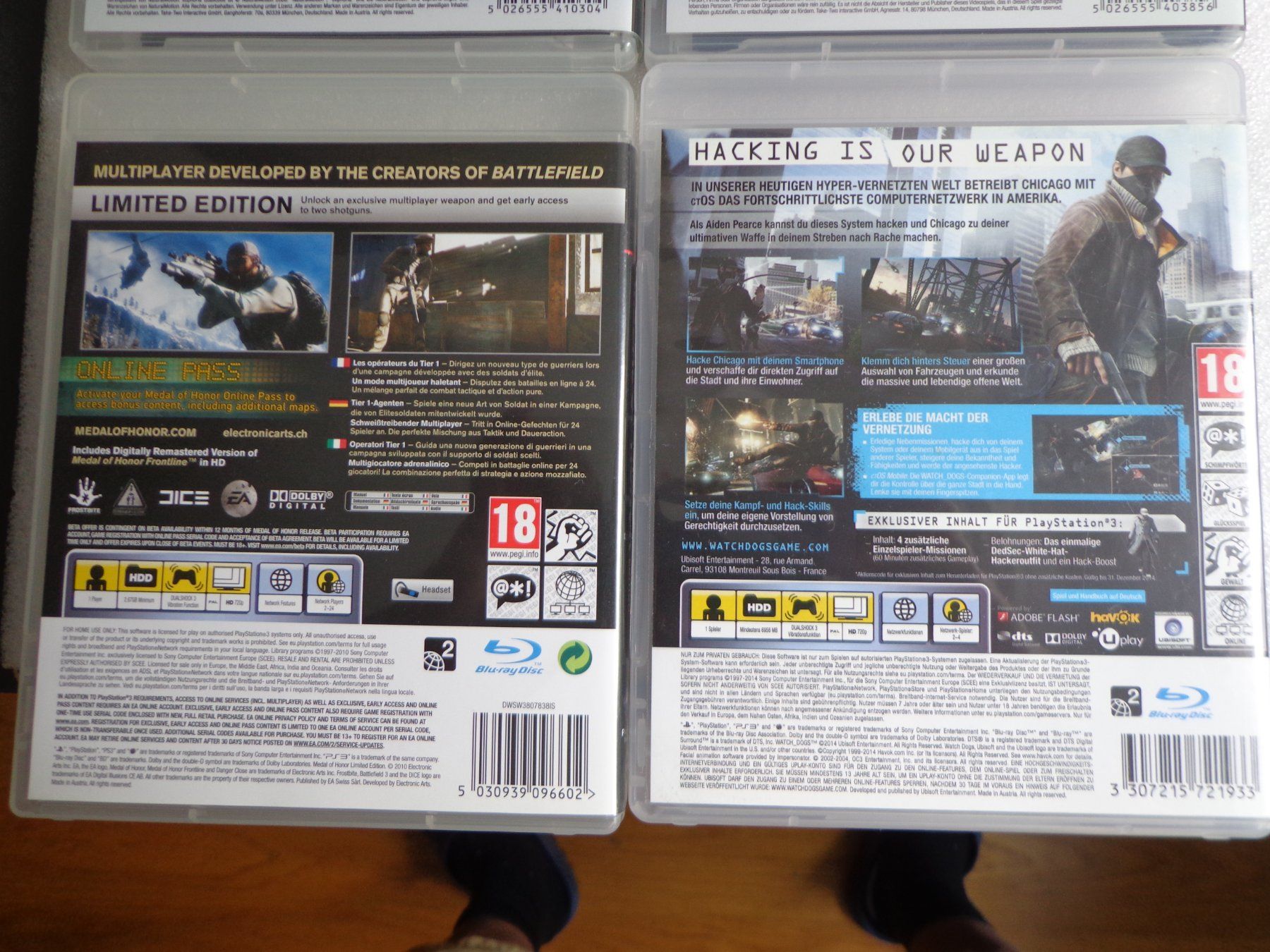 Sony Jeux: PS3, 4 Spiele original – D'occasion à Hinterkappelen par Roku5 7
