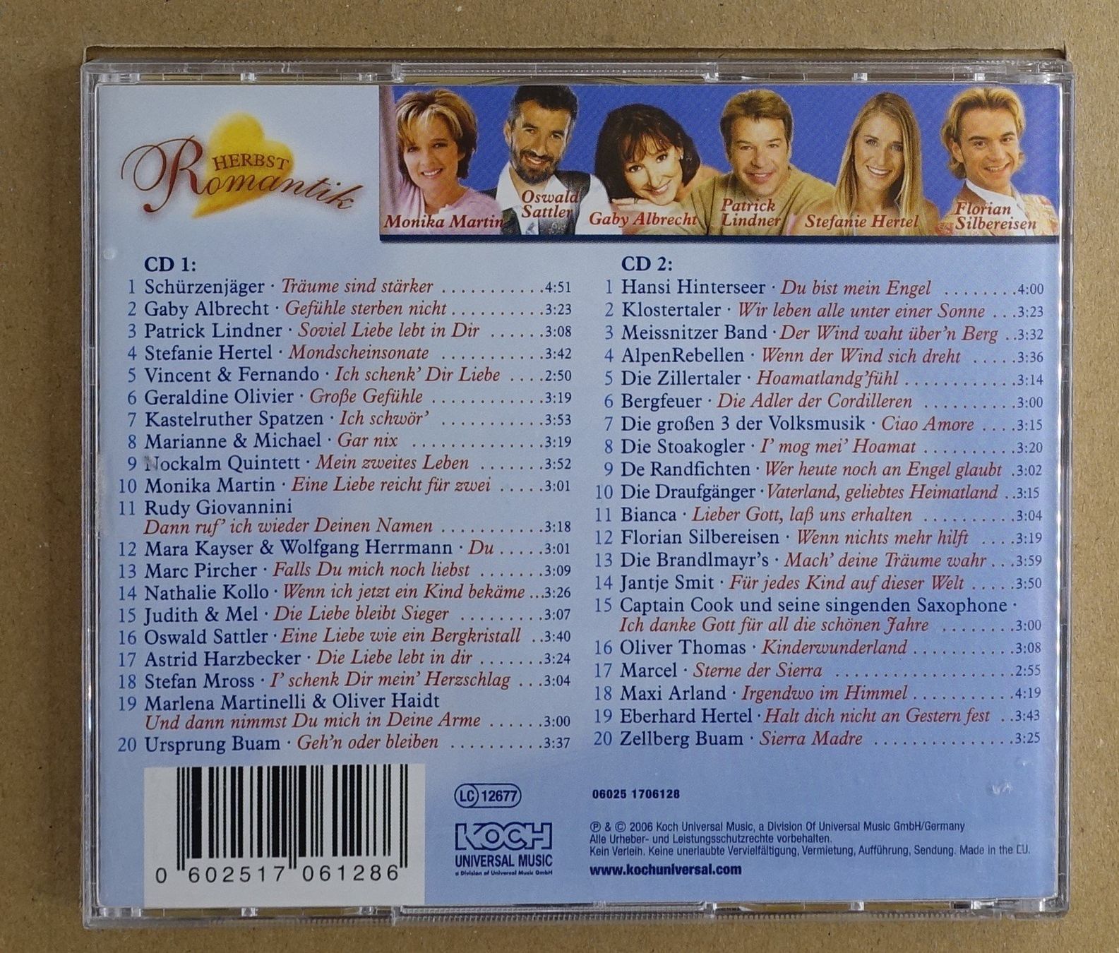 CD: Herbstromantik (2 CDs) - F15 – Usato da Sessa venduto da fraenklishop 1