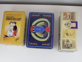 3 Vintage Blechdosen Werbedosen Konvolut