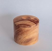 Holzdose -Apfelbaum