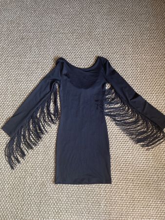 Party Mini Sommerkleid mit Fransen Gr. 34 Neu