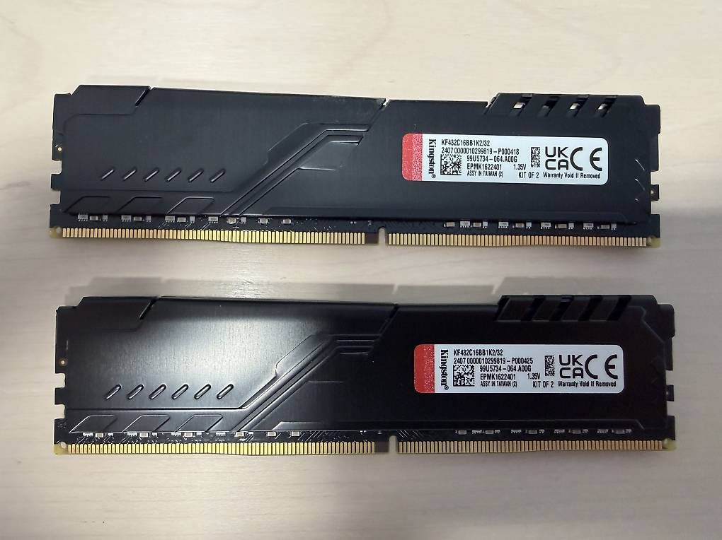 Kingston Memoria / RAM: Kingston Fury DDR4 32GB – Usato da Müntschemier venduto da marcner 1
