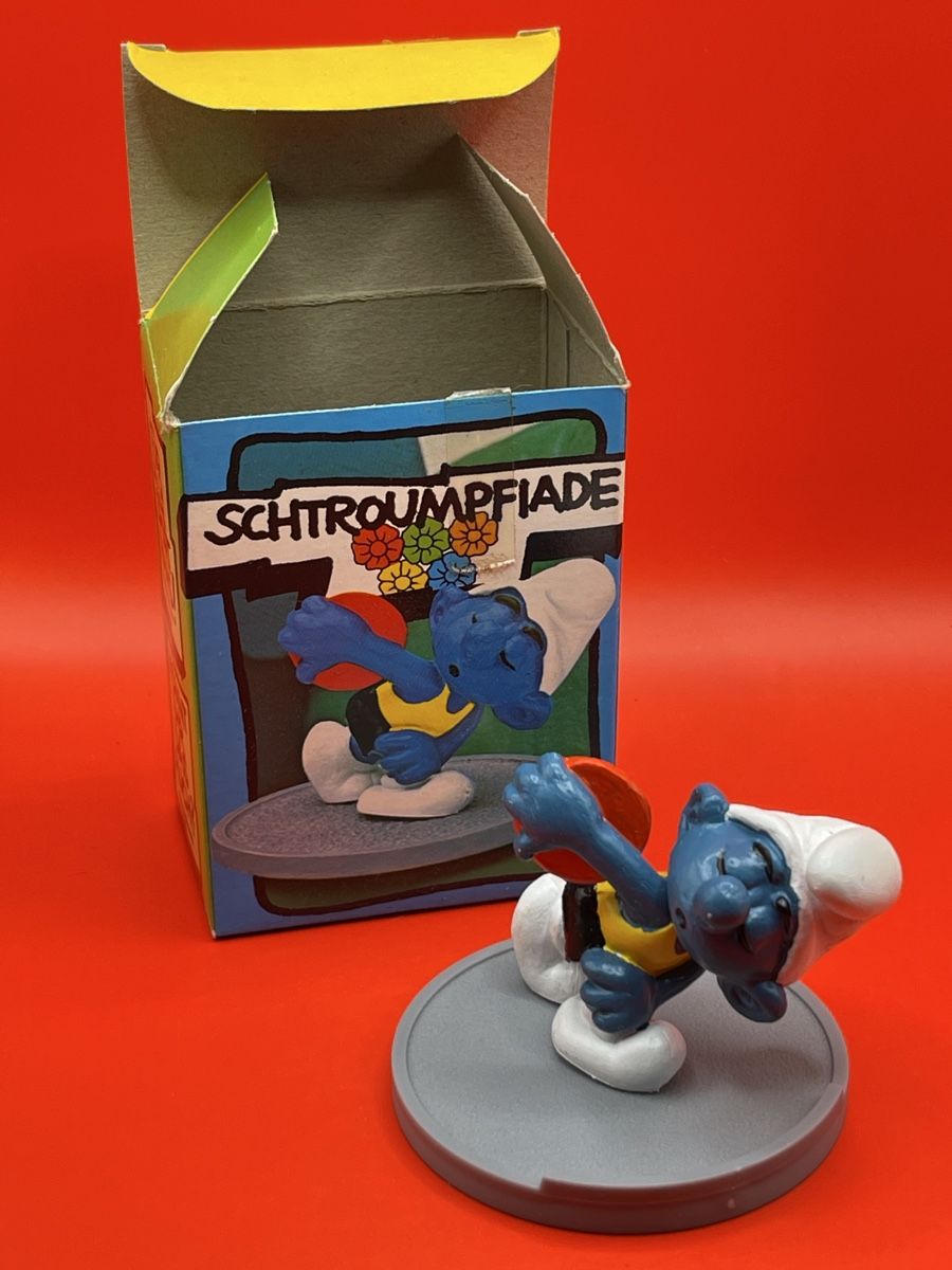 Schleich Figuren: Schleich 40503 Superschlumpf Diskuswerfer – Gebraucht aus Nunningen von HTH70 3