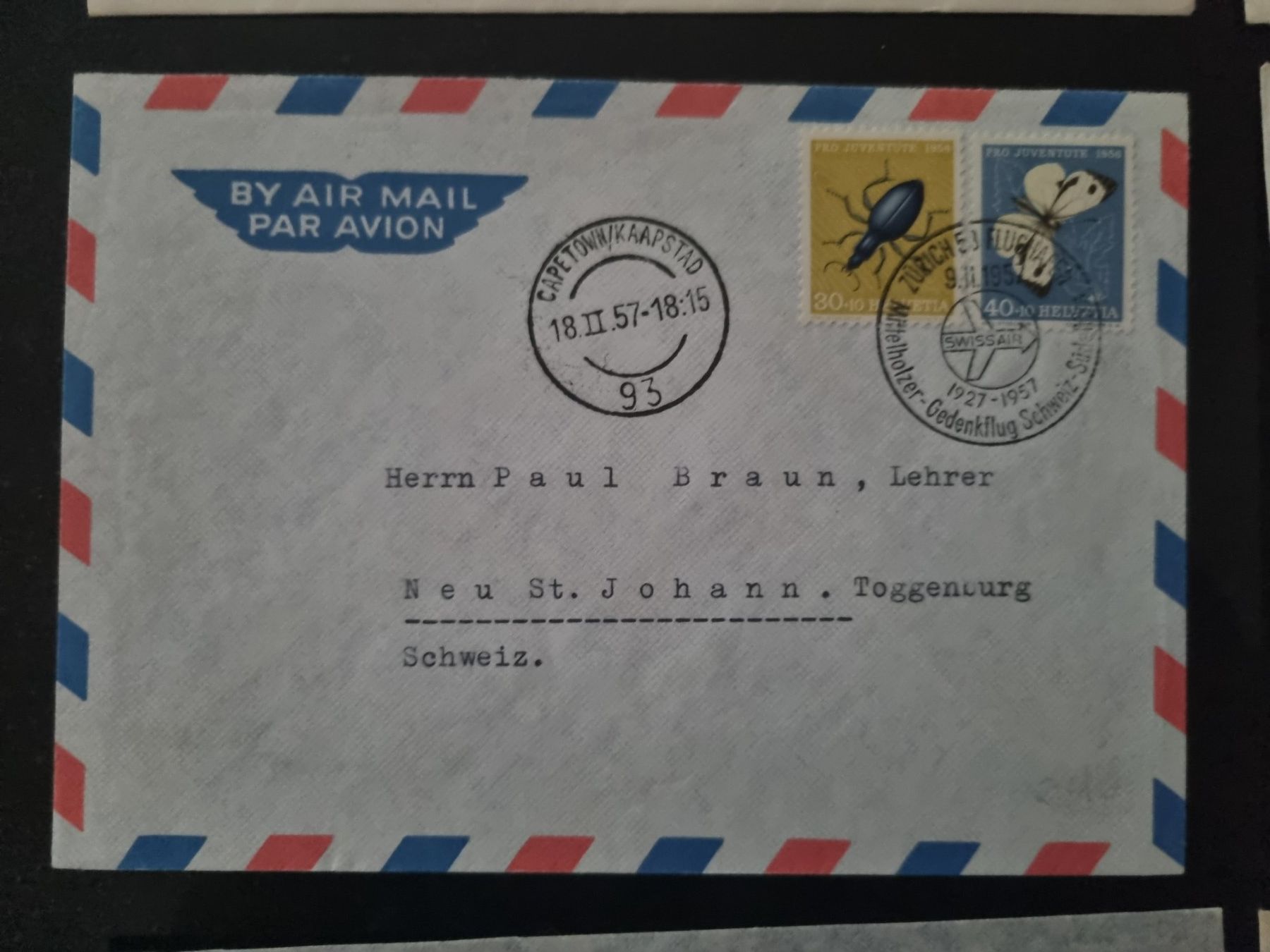 Tutti i francobolli: Lot mit 6 CH Flugpost Briefe – Usato da Gümligen venduto da Geniusbuy 3