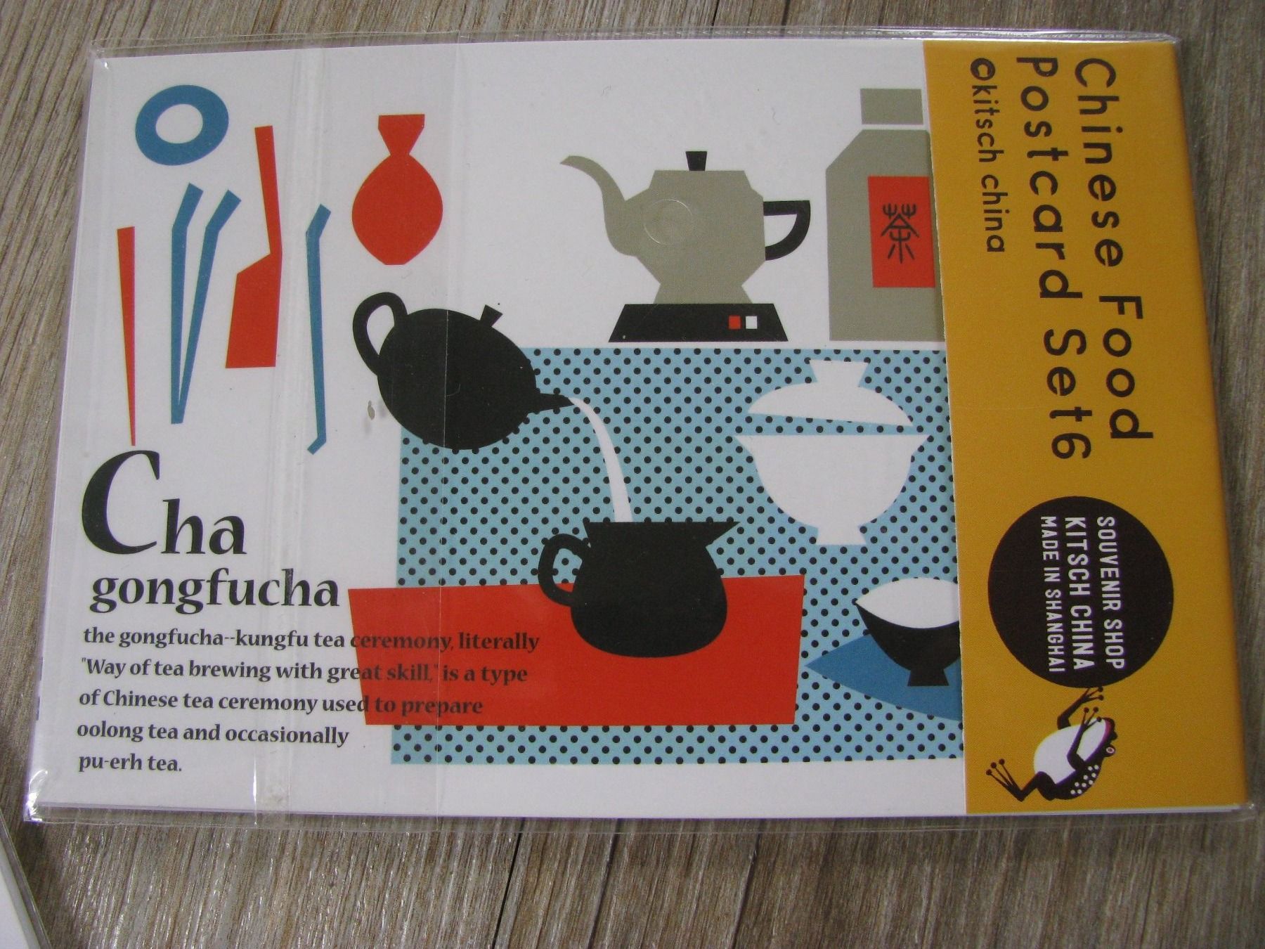 Cartoline: 3x 6 Postkarten Set "Chinesisches Essen" neu = 18 Karten – Nuovo e nell'imballaggio originale da Zweisimmen venduto da Domii 2