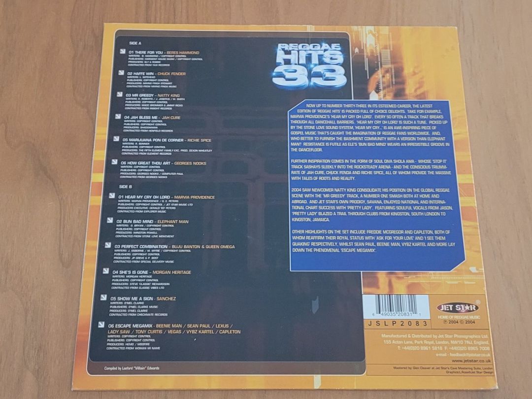 Vinyles: LP Reggae Hits 33 – D'occasion à Martigny par MZ-67 1