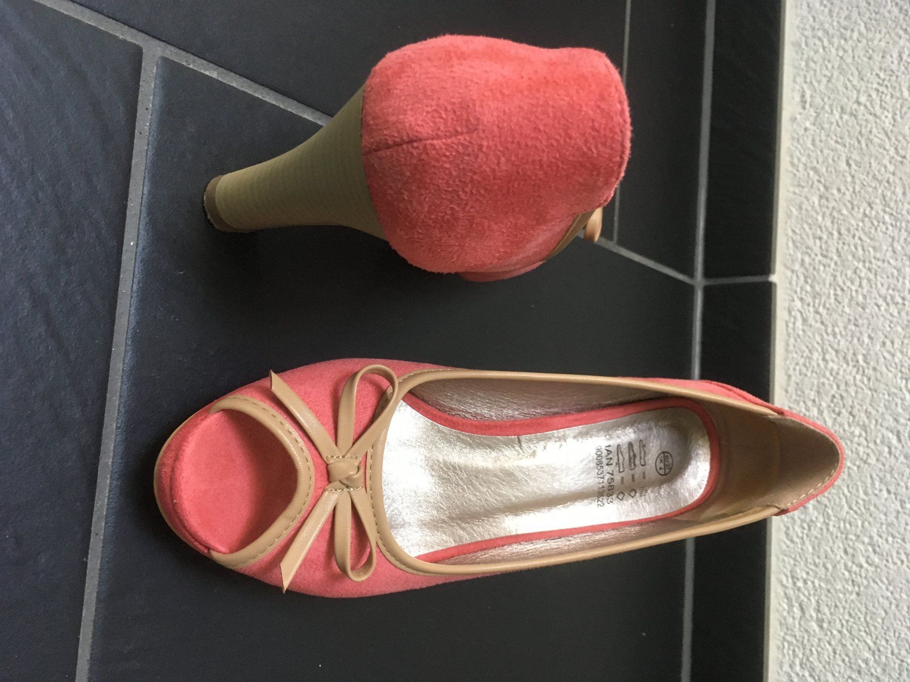Damenschuhe: High Heels Pumps Leder rot Gr. 37 – Neu (gemäss Beschreibung) aus Oberterzen von fla_2f9q 4