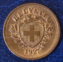 1 RAPPEN JAHR 1927 - SCHWEIZ / RAR
