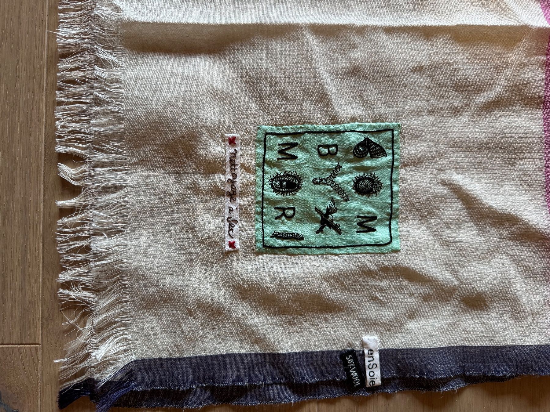 Ensoie Foulards, Tücher & Schals: EnSoie Schal Wolle/Seide kariert – Gebraucht aus zürich von nina_jane 1