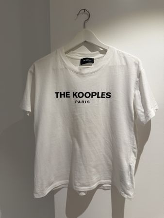 T-Shirt The Kooples Paris Weiss Grösse S neuwertig