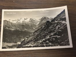 Antique Swiss Alps Postcard: Eggishorn, Walliseralpen