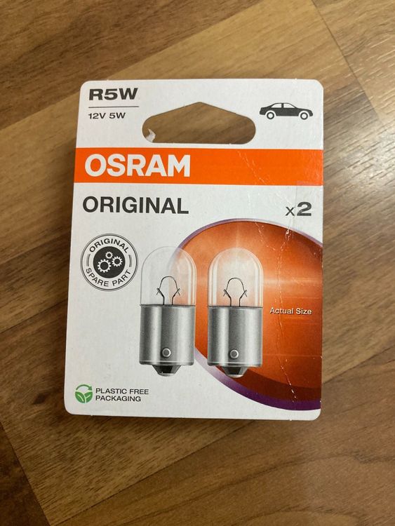 OSRAM Signallampen Original R5W BA15 s PKW (Neu und originalverpackt ...