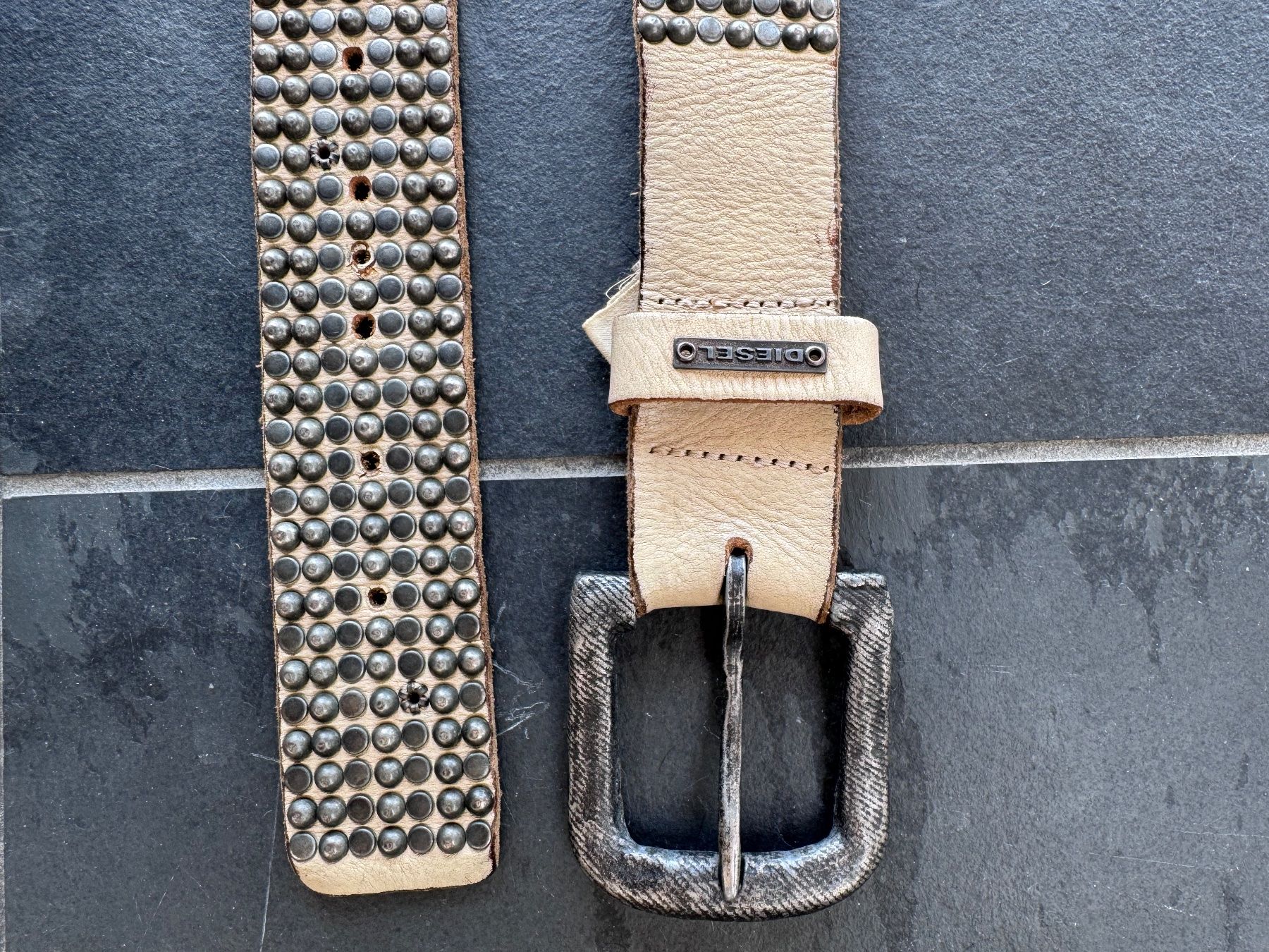 Diesel Cinture: Diesel Nietengürtel Leder – Usato da Kriens venduto da saintstone 1