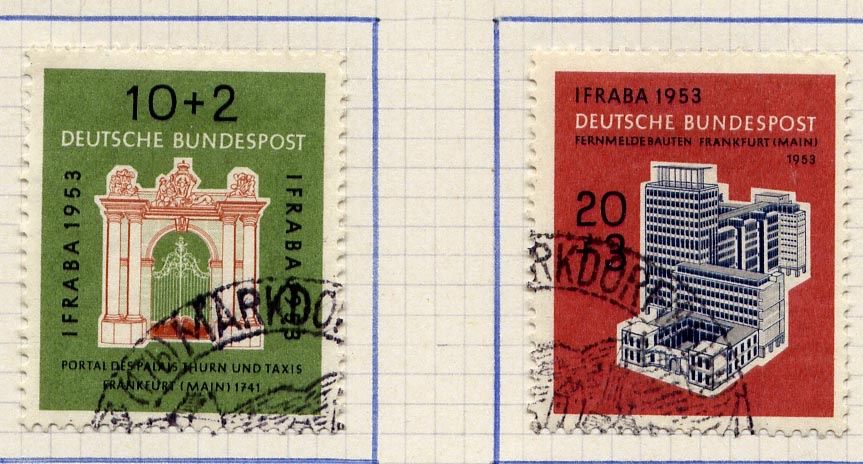 Tutti i francobolli: BRD, Mi 167-170 gest. KW € 45.00 – Usato da Langenthal venduto da 1195