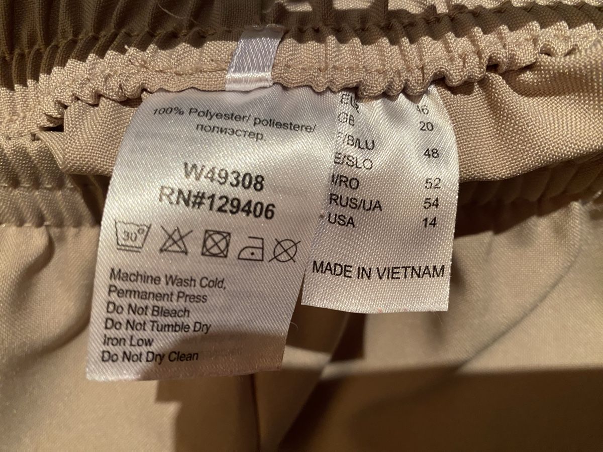 Pantaloni: Hose beige Gr. 46 100% Polyester – Usato da Meggen venduto da 6003Luzern 2